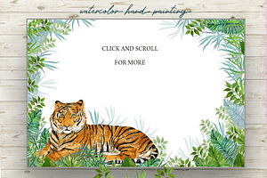 Tigers .Clipart Illustrations