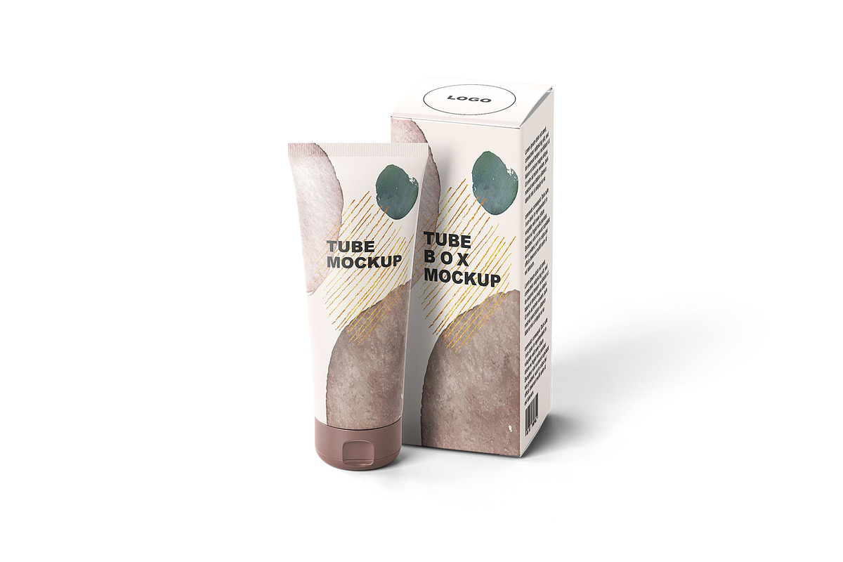 Cosmetic Tube & Jar Box Mockup, a Product Mockup by Mockupfit (Photo 8 of 44)