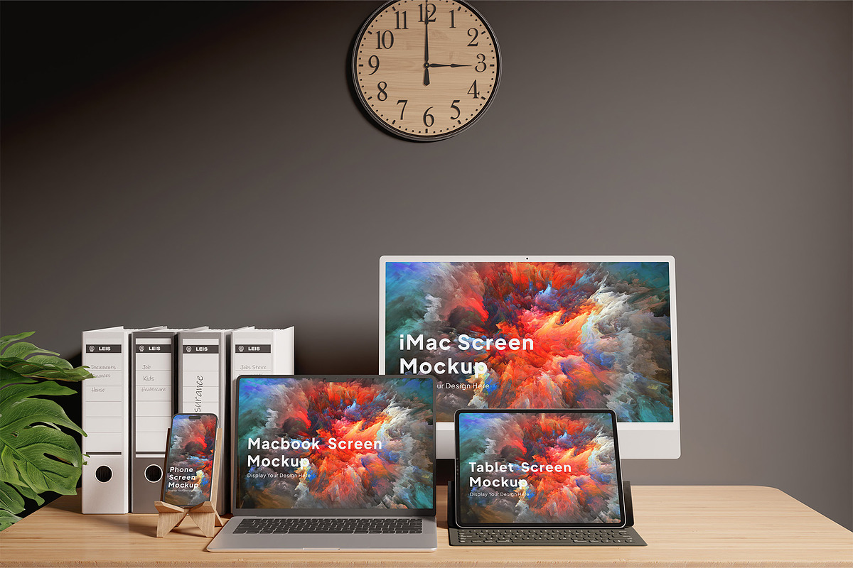 Devices Mockup Bundle for UI Design, a Device Mockup by Eka Restu D. Putra (Photo 9 of 12)