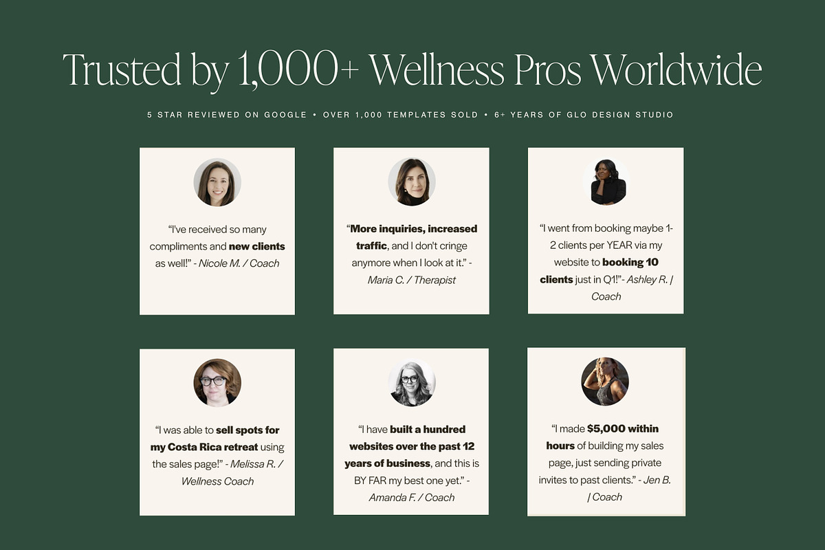 NEW | Squarespace + Course Template, a Squarespace Template by Glo Design Studio (Photo 12 of 12)