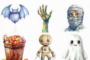 Halloween Sublimation Clipart, an Illustration by Craft Nest (Thumbnail 5 of 6)