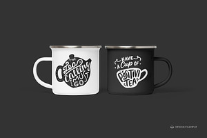 Enamel Mugs Mock-up