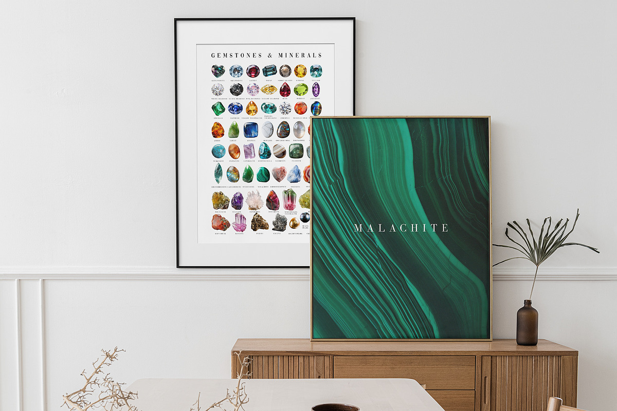Minerals & Gemstones Collage Kit, an Object Graphic by Kaleriia (Photo 5 of 10)