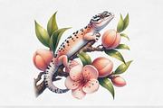Botanical Summer Amphibians, an Illustration by Designking (Thumbnail 2 of 4)