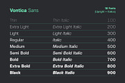 Vontica Sans Font Family, a Sans Serif Font by Asenbayu (Thumbnail 5 of 15)