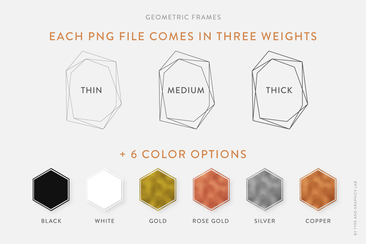40 Geometric Frames, an Object Graphic by Type and Graphics Studio (Photo 4 of 7)