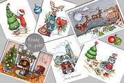 Christmas Mood set, an Illustration by artdreamer (Thumbnail 3 of 3)