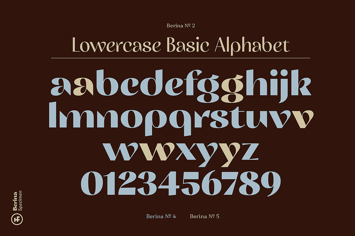 Berina Display, a Sans Serif Font by Hurufatfont (Photo 10 of 16)