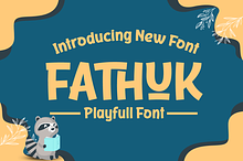 Fathuk | Display Playful Font
