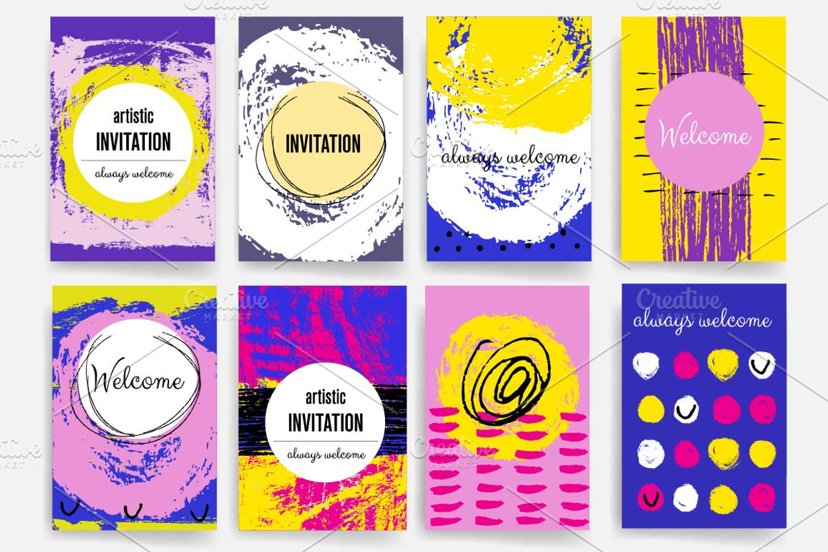 Invitation cards., an Invitation Template by DikayaMiau (Photo 2 of 8)