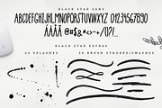 Black Star : 3 Sets + Sans, a Script Font by Rad Fonts (Thumbnail 14 of 14)