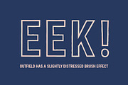 Ebbets, a Sans Serif Font by Cody Dennison (Thumbnail 4 of 7)
