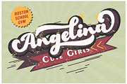 Raphila retro, a Script Font by Sulthan Studio (Thumbnail 2 of 7)