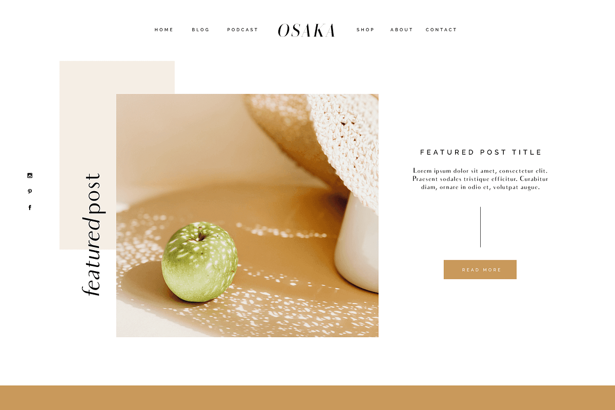 Osaka ProPhoto 7 Template, a WordPress Template by The Blog Stop (Photo 3 of 3)