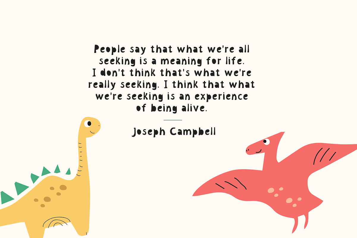 DINO font - playful kid's font, a Font by Ashiya Pixel (Photo 10 of 11)