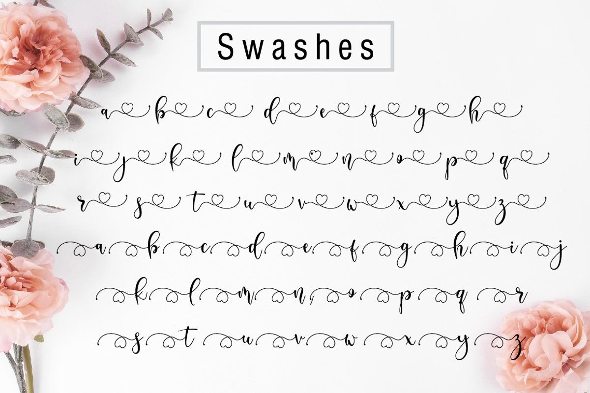 Delisha // Lovely Script Font, a Script Font by Nissa Studio (Photo 15 of 16)