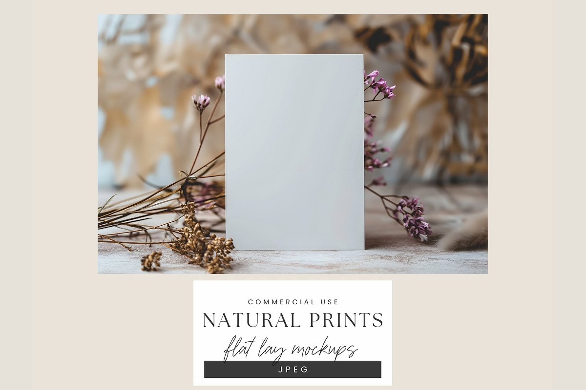 Natural Flat Lay Mockups Bundle, a Decorative Illustration by illuztrate (Photo 5 of 15)