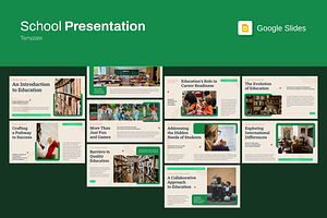 School Google Slides Presentation, a Presentation Template by Bilicube Studio