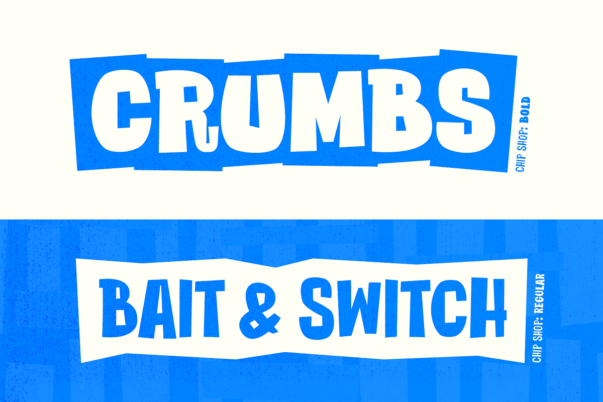 Chip Shop A Straight Cut Poster Font, a Sans Serif Font by Wingsart Studio (Photo 15 of 15)