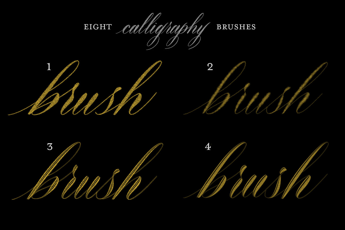 Metallic Glitter Brush Pack preview 3