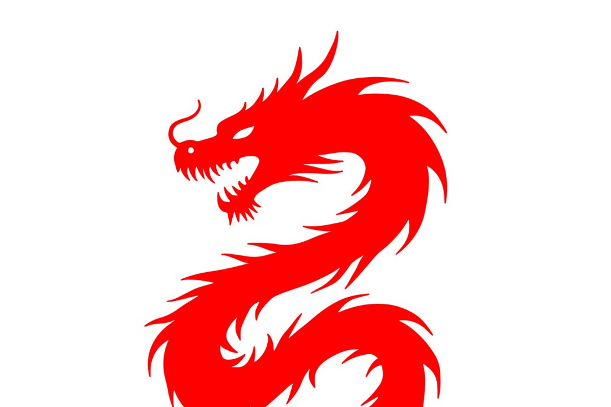 Chinese Dragon Silhouette Vector set, an Animal Illustration by RAHMAT (Photo 6 of 9)