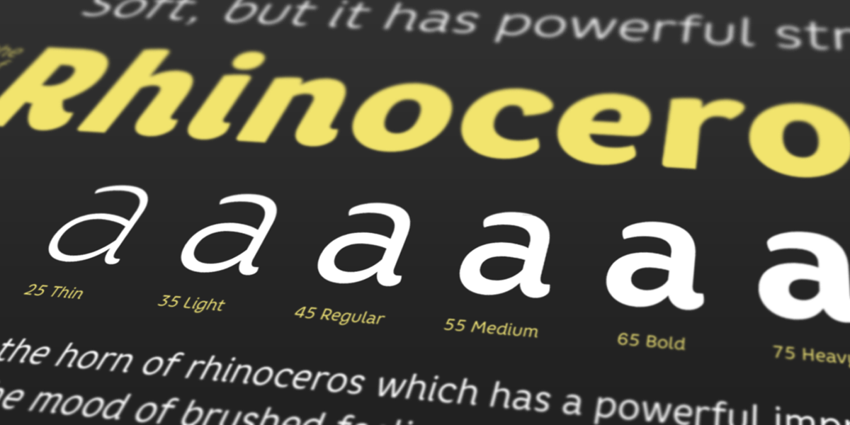 Core Rhino, a Sans Serif Font by S-Core (Photo 5 of 5)