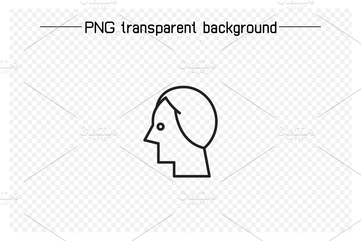 Human Head Avatars Set, a Person Illustration by Designfour (Photo 5 of 7)