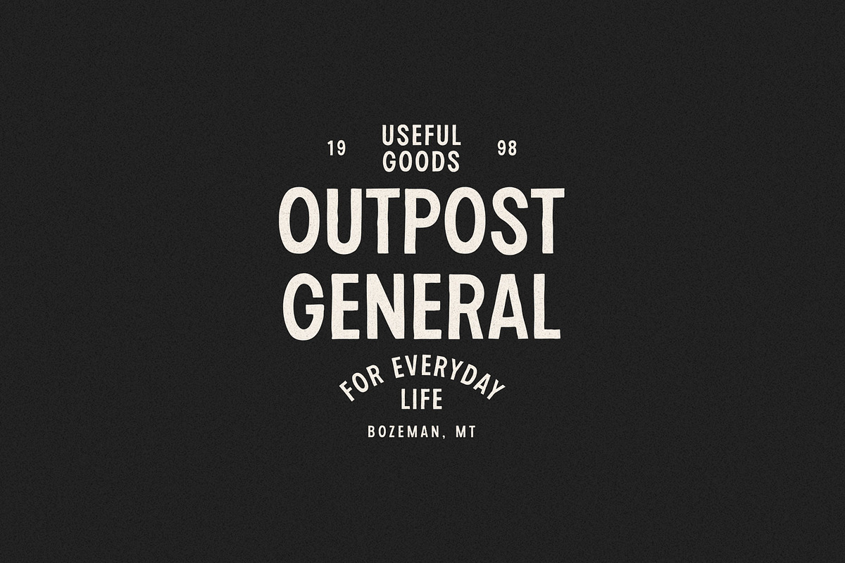 Shop Rag | Rugged Display Typeface, a Sans Serif Font by Daniel Neuman (Photo 9 of 10)