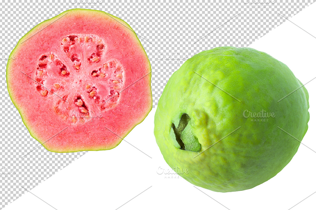 Green Pink fleshed Guava pieces, an Object Graphic by Fruits+Veggies (Photo 9 of 11)
