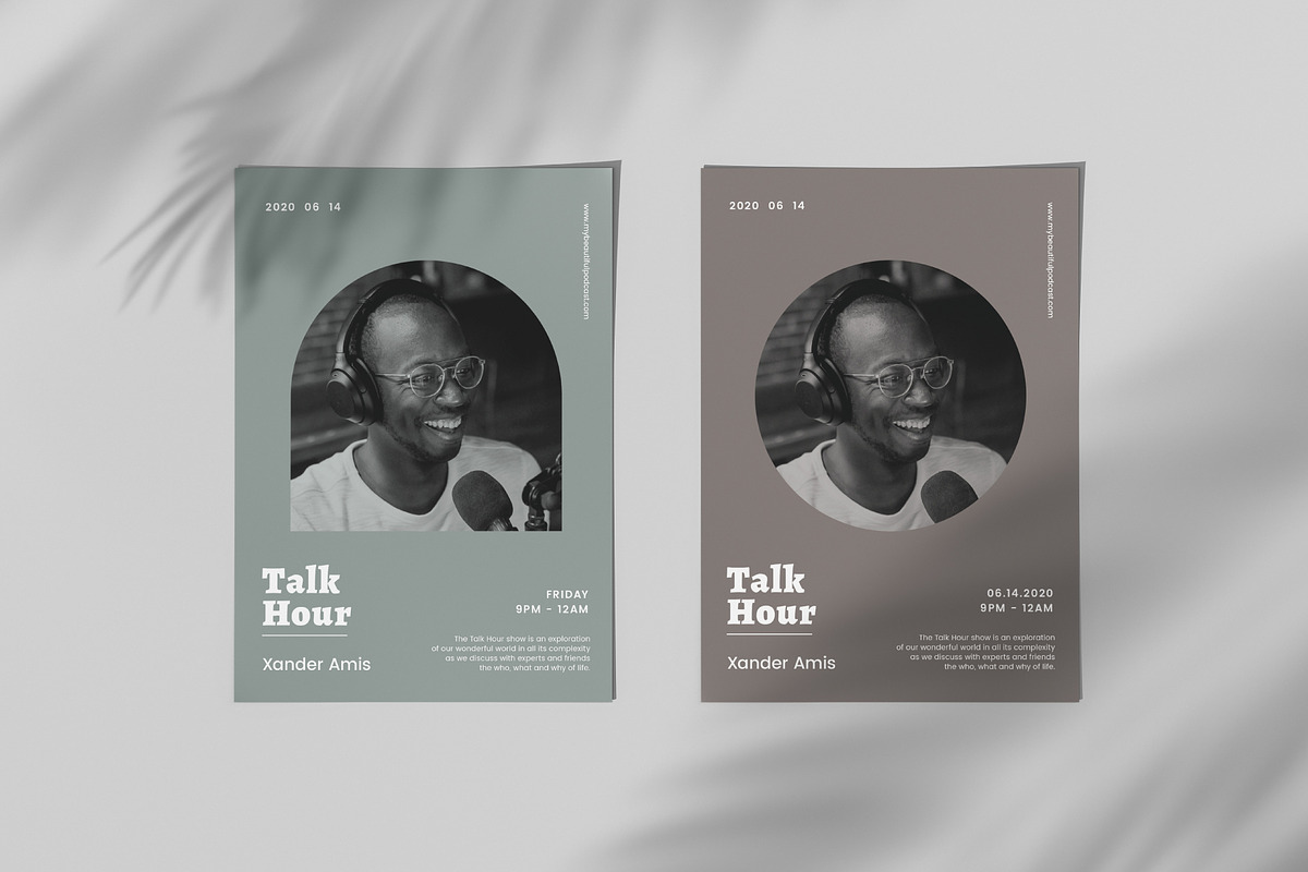 Podcast Flyer, a Flyer Template by Viaduc (Photo 2 of 3)