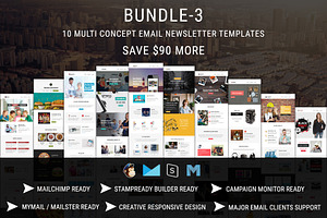 10 Email Newsletters Bundle 3