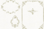 Vintage Green French Ornamental Set, an Object Illustration by AlenaVlasko stock Market (Thumbnail 6 of 8)