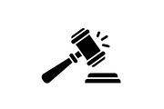 Justice Gavel Silhouette Bundle, a Graphic by hafijul (Thumbnail 4 of 14)