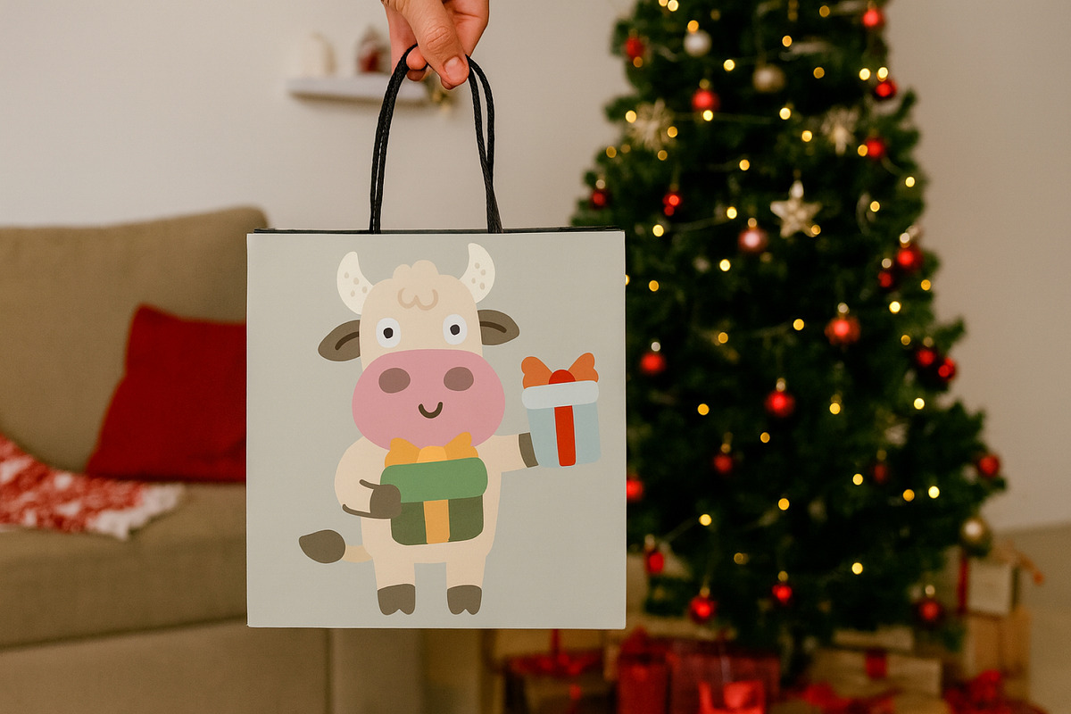 Christmas Animals Clipart Set, a Seasonal Illustration by Palau (Photo 5 of 10)