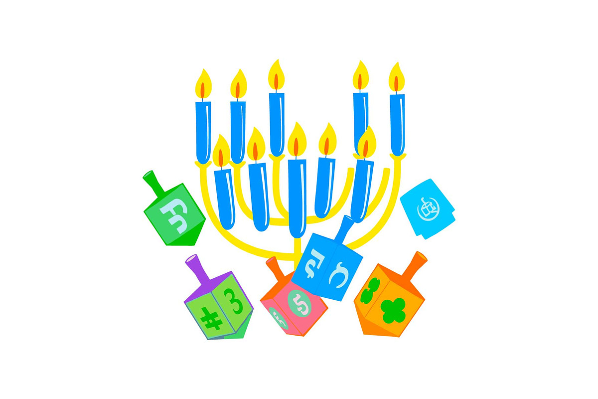 Festive Kwanzaa & Hanukkah Icon Set, an Object Graphic by yasushie (Photo 11 of 16)
