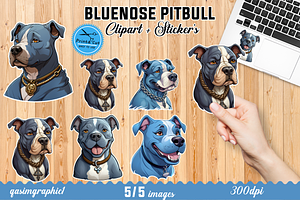 Cute Kawaii PitBull Dog Printable St