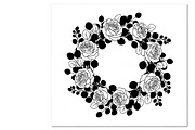 Elegant floral wreath silhouette, an Illustration by Amazin_art (Thumbnail 17 of 41)