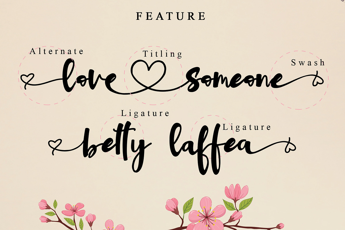 Love Lovely, a Script Font by Letterara (Photo 7 of 9)