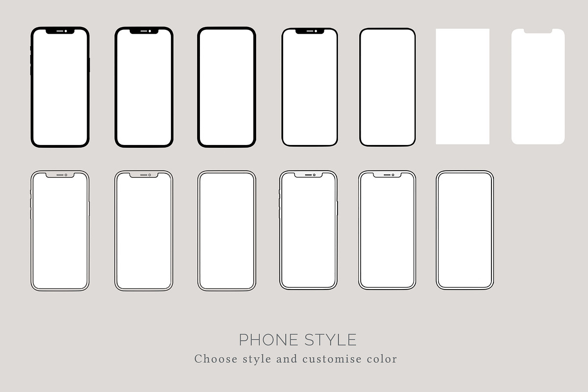 Minimal Web & Mobile Mockup Kit, an iPhone Mockup by Mockstore (Photo 4 of 30)
