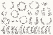 Whimsical Laurels & Wreaths Clipart!, an Object Graphic by The Pen and Brush (Thumbnail 3 of 3)