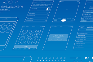 iOS Wireframe Blueprint