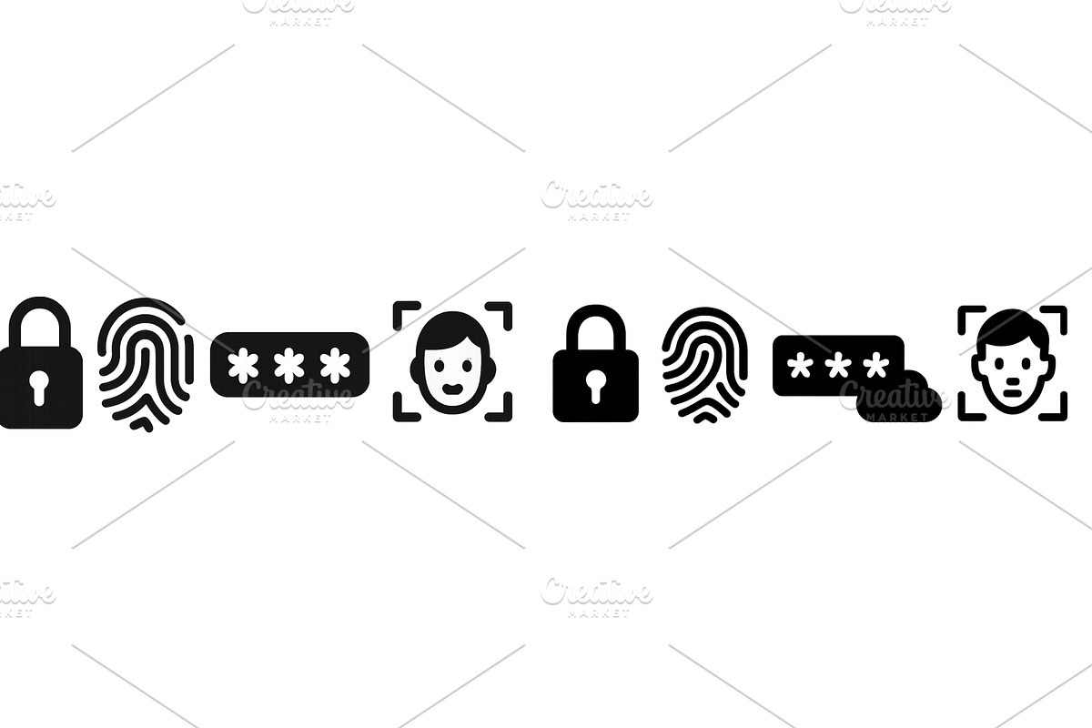 Security symbols representing, a Technology Illustration by ZinetroN