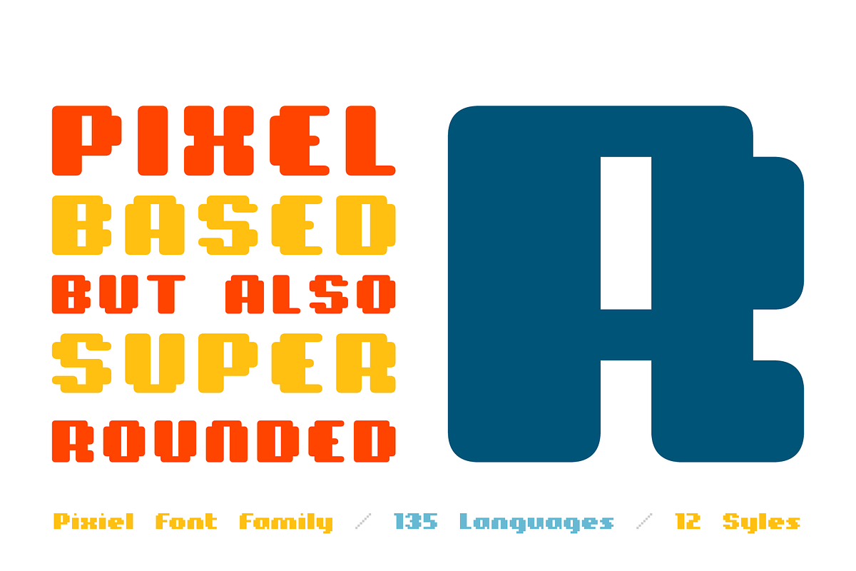 Pixiel - Modern Pixel Typeface, a Sans Serif Font by alpercakici (Photo 7 of 13)