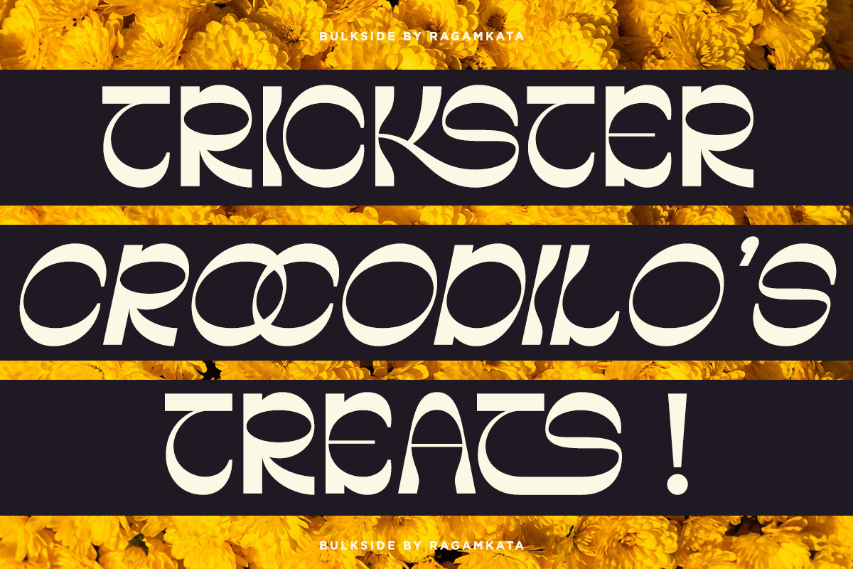 Bulkside - Display Sans Font, a Sans Serif Font by RagamKata (Photo 3 of 9)