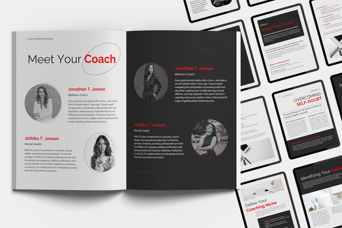110 pages Ebook & Workbook Canva, a Magazine Template by TheBrightGrap (Photo 10 of 17)