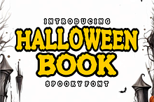 Halloween Book - Spooky Font