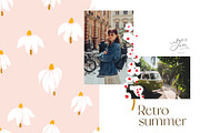Retro Summer patterns & clip arts, a Pattern Graphic by PaperJamLab (Thumbnail 12 of 12)