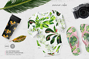 Watercolor tropics, a Pattern Graphic by Anna Myslivets Art (Thumbnail 7 of 12)