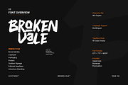 Broken Vale - Display Typeface, a Handwritten Font by Hasbi Creative (Thumbnail 9 of 11)