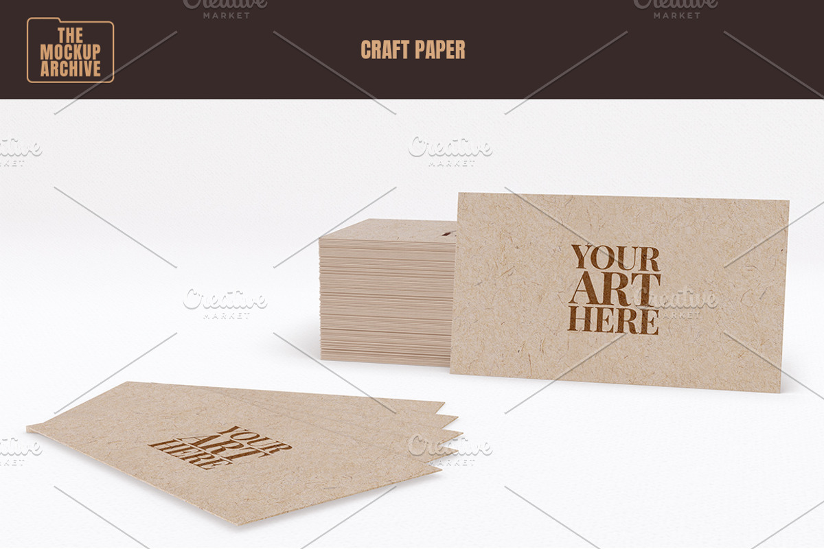 Multi-material Business card Mockup, a Print Template by The Mockup Archive (Photo 4 of 12)